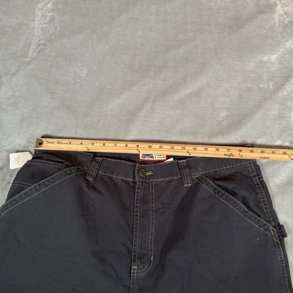 Vintage Old Navy Painters Jeans Mens Size 40x30 (Fits 38x30) Canvas Gray READ!